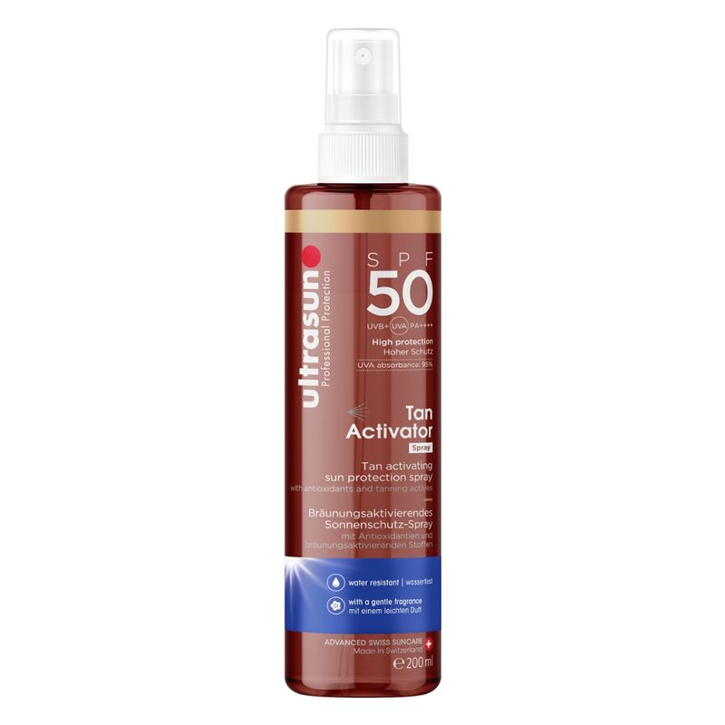Ultrasun Tan Activator Spray SPF50 200ml - Produktbild