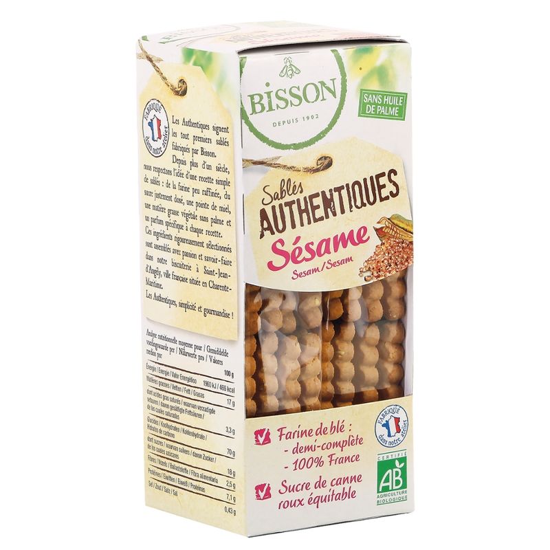 Bisson Authentiques Sablés Sesam - Produktbild