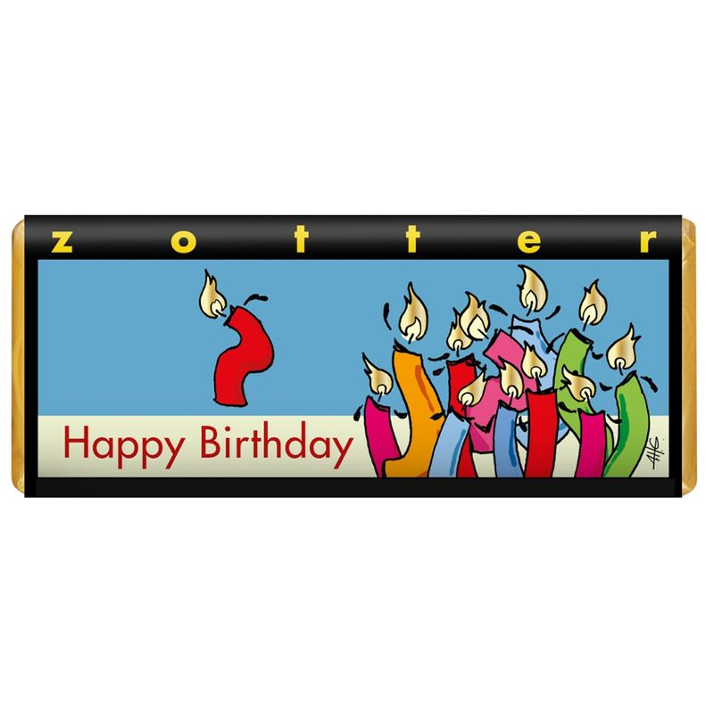 Zotter Schokolade Happy Birthday - Produktbild