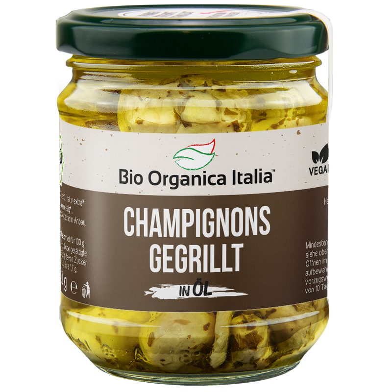 Bio Organica Italia Bio Organica Italia Gegrillte Champignons in Olivenöl nativ extra 190 g - Produktbild