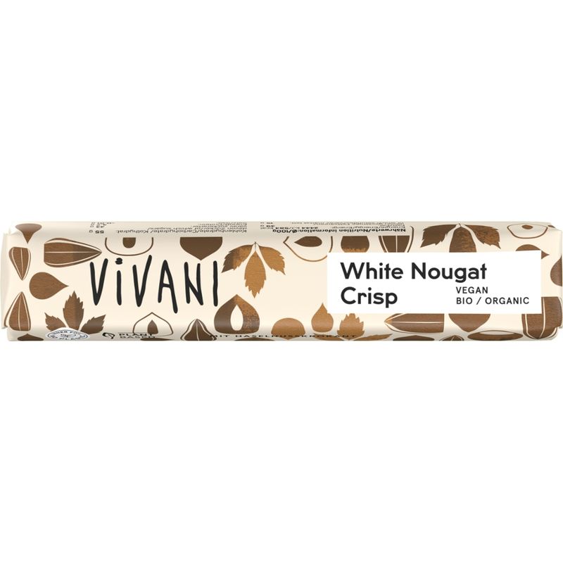 Vivani White Nougat Crisp Riegel - Produktbild