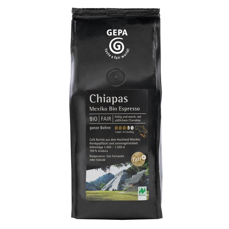 GEPA - The Fair Trade Company Mexiko Bio Espresso Chiapas - Produktbild