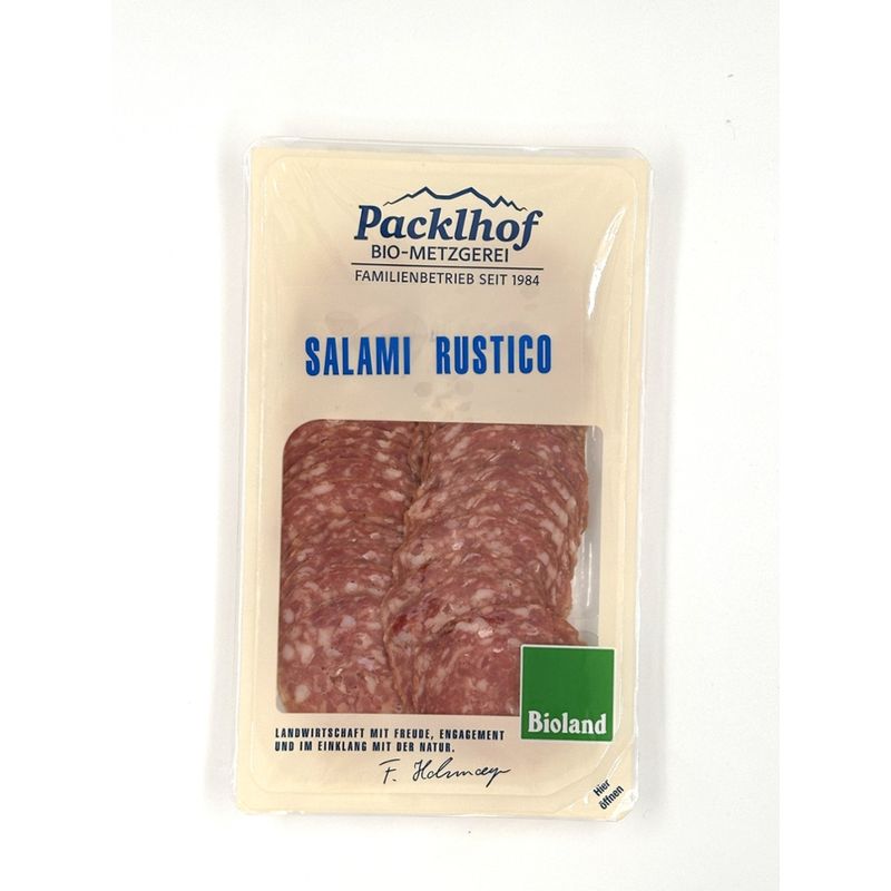 Packlhof Salami Rustico geschnitten - Produktbild