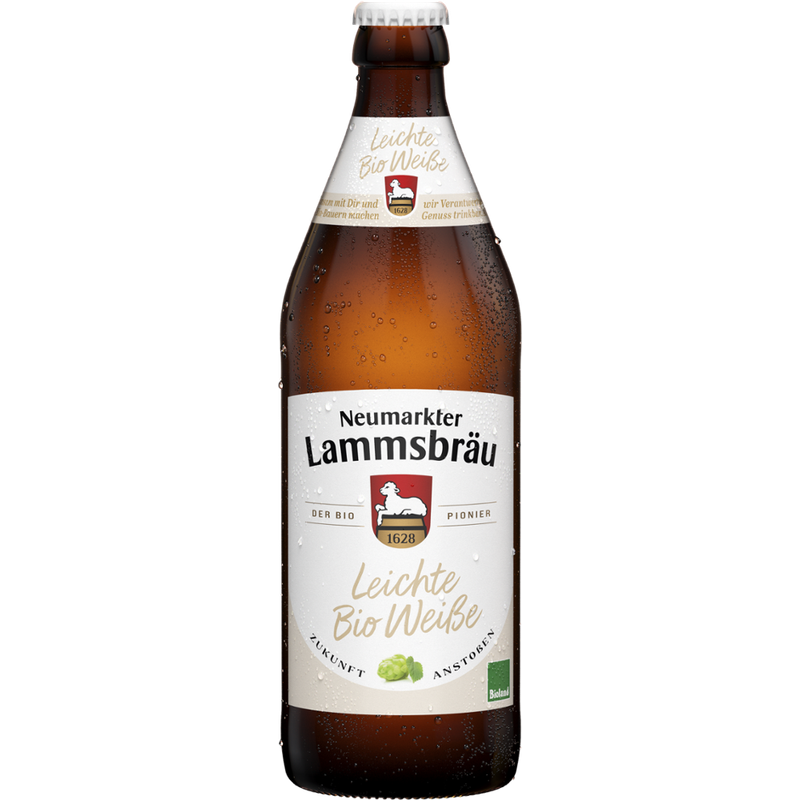 Neumarkter Lammsbräu Neumarkter Lammsbräu Leichte Bio Weiße 0,5l - Produktbild