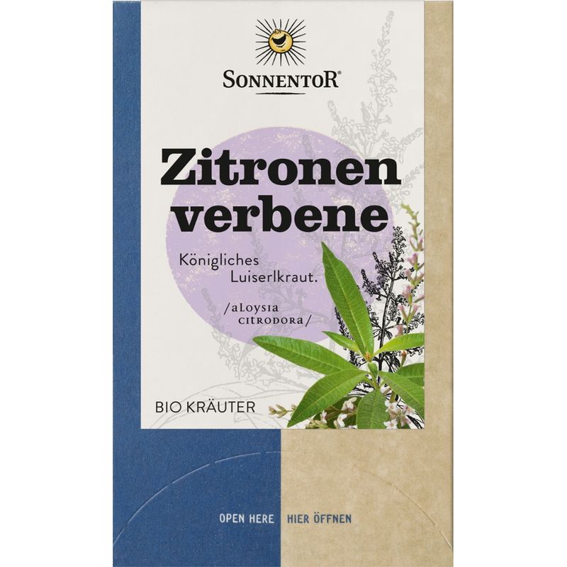 Sonnentor Zitronenverbene, Doppelkammerbeutel - Produktbild