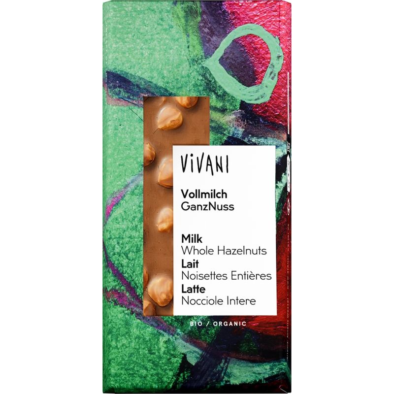 Vivani Vollmilch Schokolade GanzNuss - Produktbild