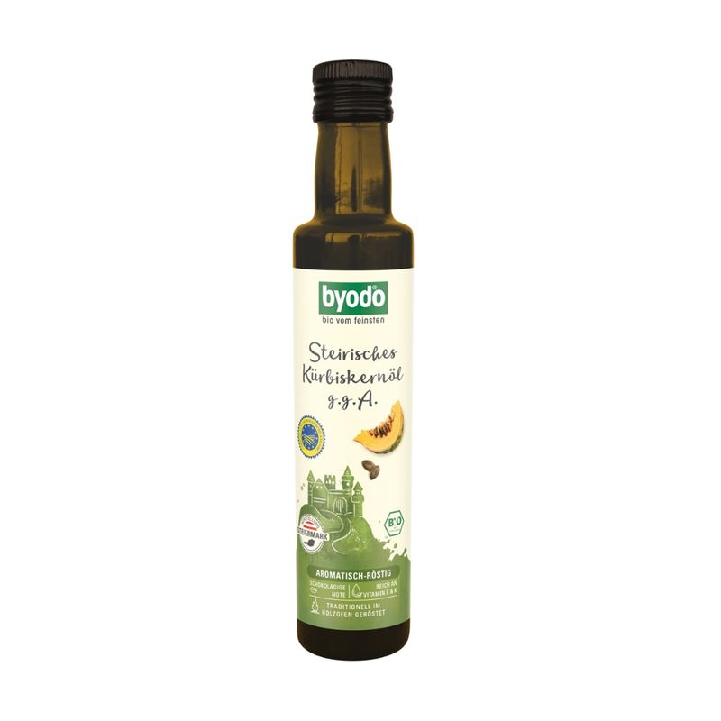 Byodo Byodo Styrian Pumpkin Seed Oil PGI, 0,25 l - Produktbild