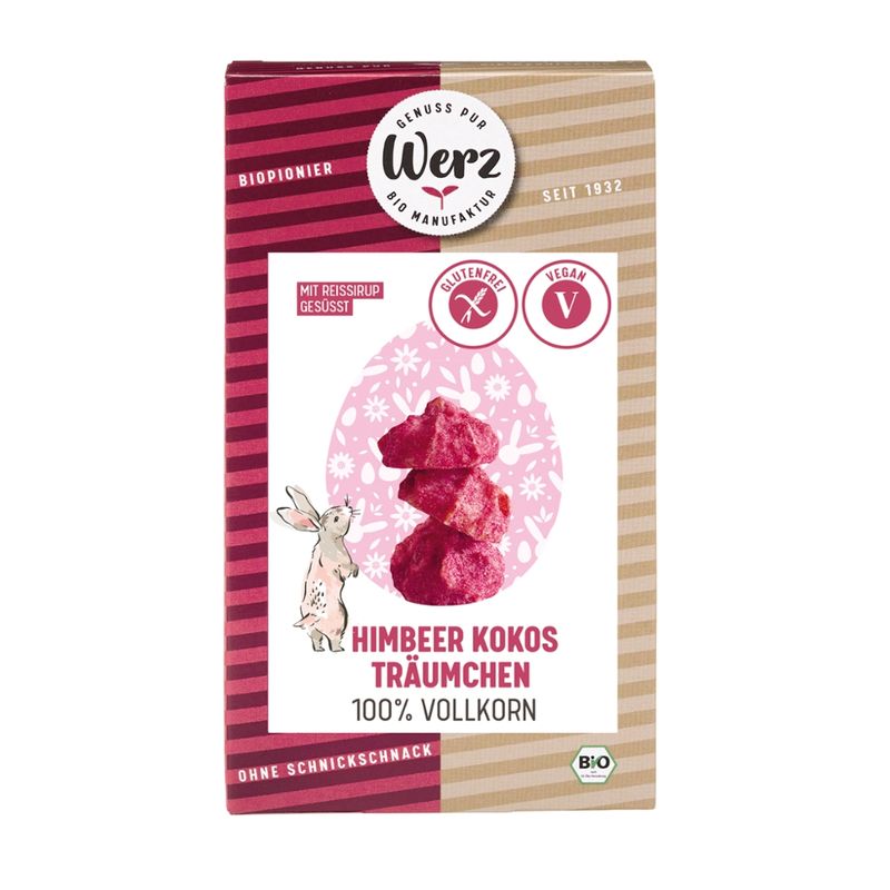 Naturkornmühle Werz Himbeer Kokos Träumchen - Bio & glutenfrei - Produktbild