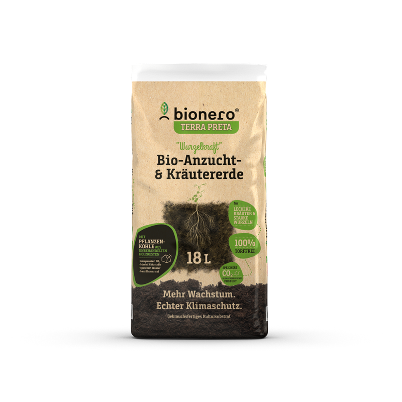 bionero bionero Bio-Anzucht-&Kräutererde "Wurzelkraft" - Produktbild