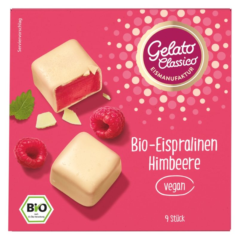 Gelato Classico Eismanufaktur Gelato Classico Bio-Eispralinen Himbeere - Produktbild