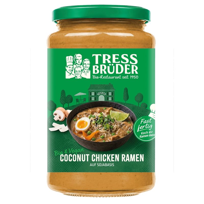 Tress Brüder Bio vegane Coconut Chicken Ramen - Produktbild