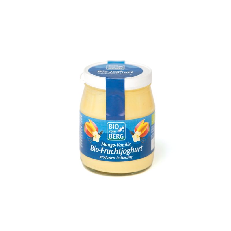 BIOvomBERG BIO vom BERG Bio-Fruchtjoghurt Mango-Vanille 150g - Produktbild