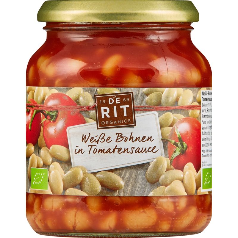 De Rit Weiße Bohnen in Tomatensoße - Produktbild
