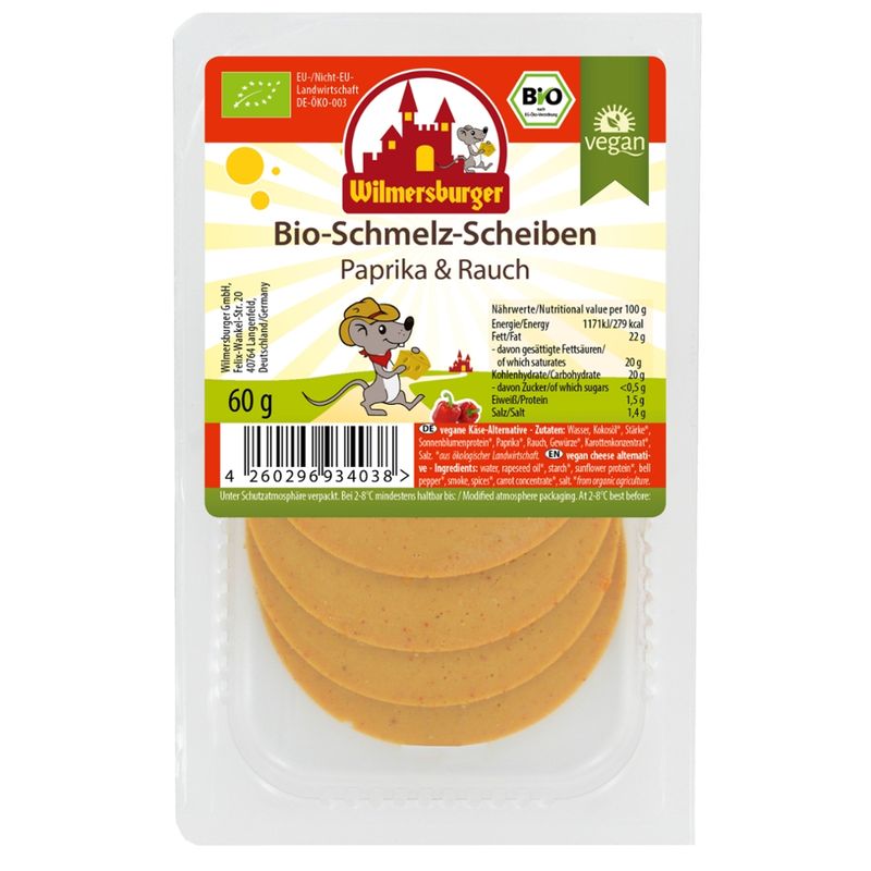 Wilmersburger Wilmersburger Bio-Schmelz-Scheiben Paprika & Rauch - Produktbild