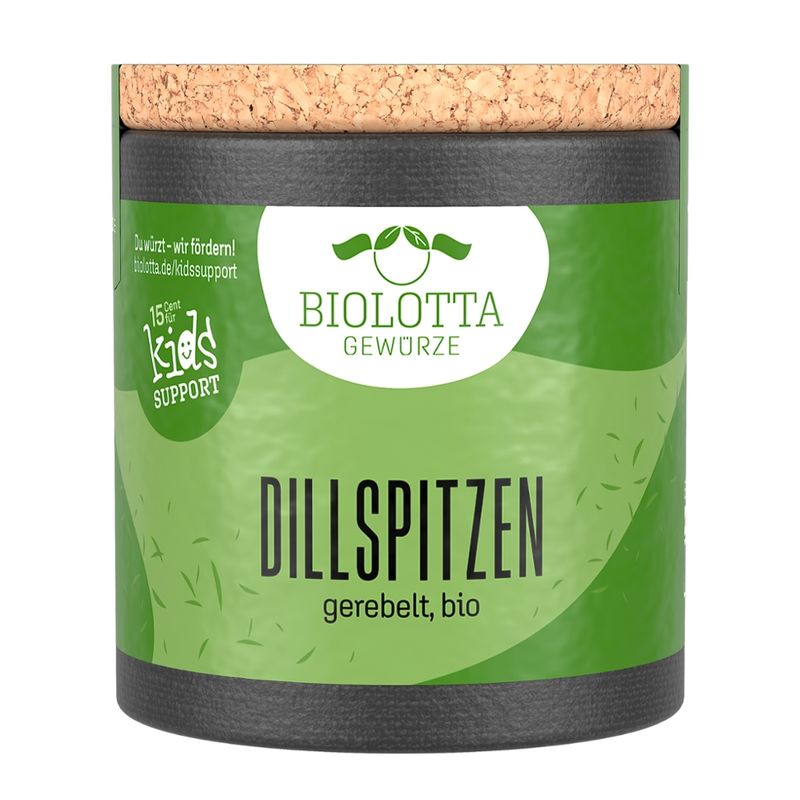 Biolotta Biolotta Korkdose Dillspitzen gerebelt, bio - Produktbild