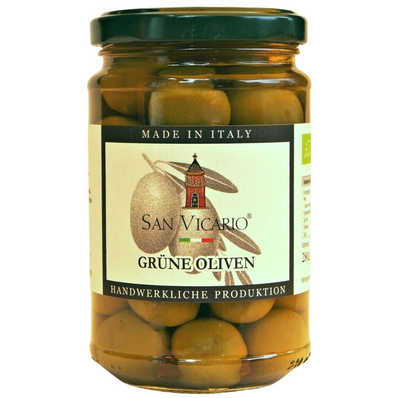 San Vicario San Vicario grüne Oliven aus Apulien - Produktbild