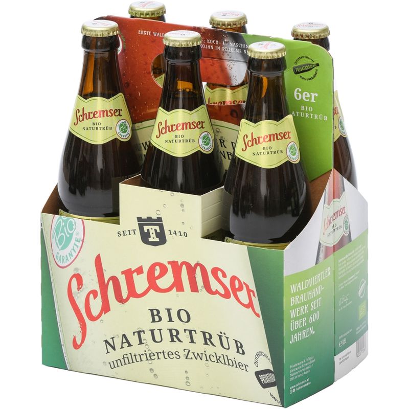 Schremser Bier Schremser Bio Naturtrüb unfiltriertes Zwicklbier - Produktbild