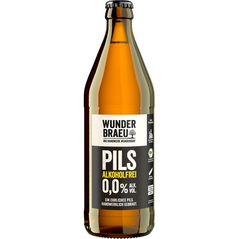 WUNDERBRAEU WUNDERBRAEU Pils 0,0% Alkoholfrei BIO - Produktbild