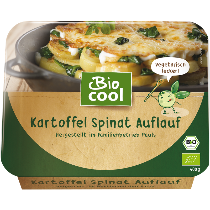 BioCool Kartoffel Spinat Auflauf - Produktbild