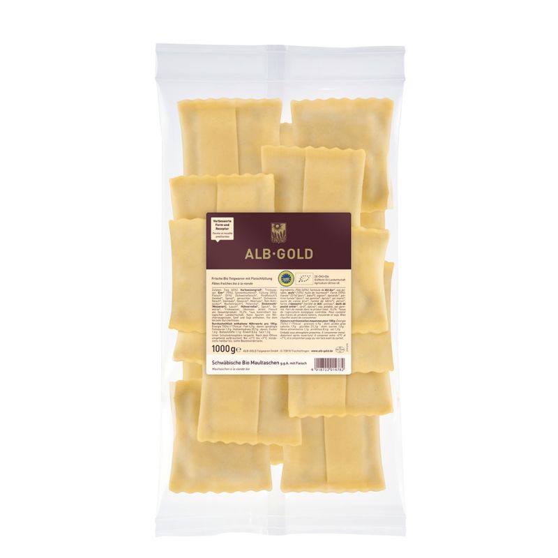 ALB-GOLD ALB-GOLD Frische Bio Schwäbische Maultaschen mit Fleisch g.g.A. - Produktbild
