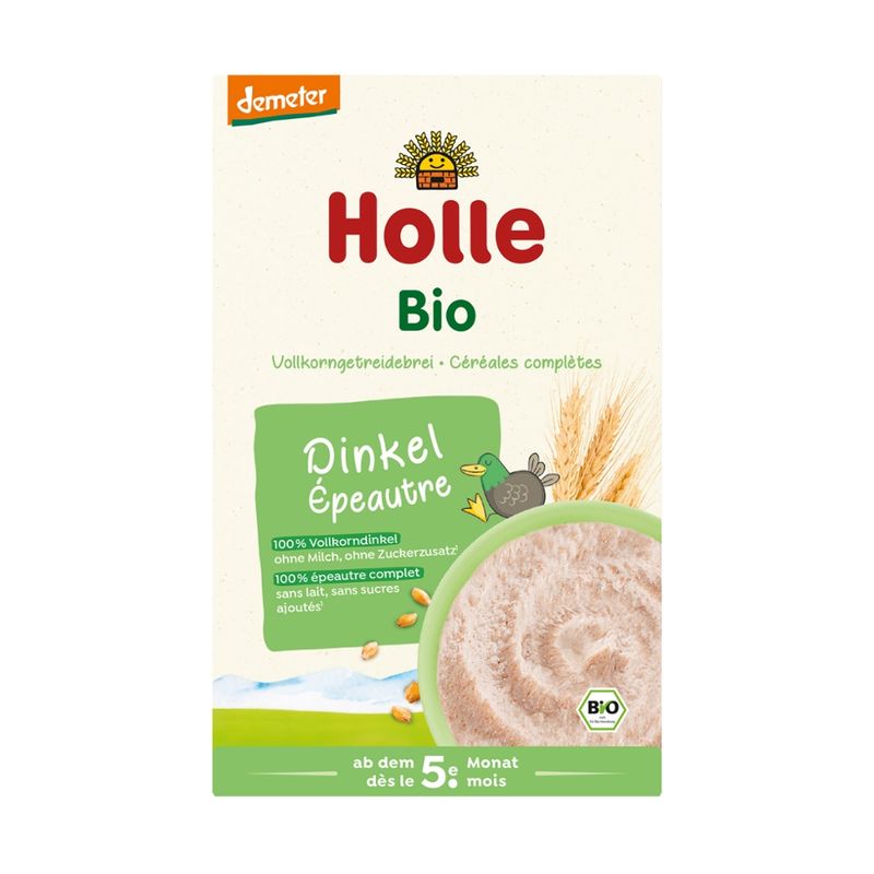 Holle  Bio-Vollkorngetreidebrei Dinkel - Produktbild