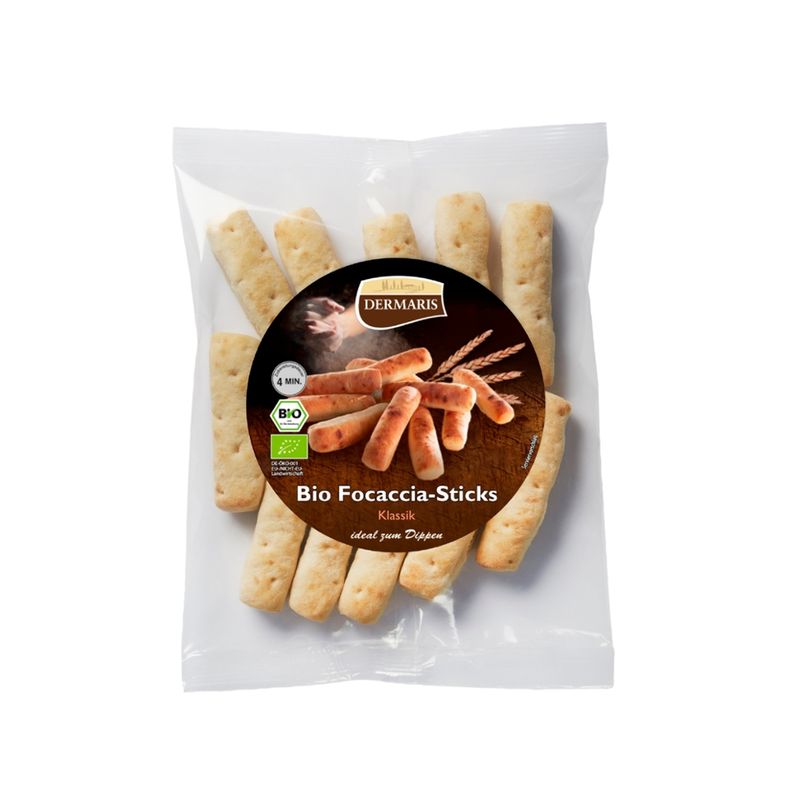 Dermaris BIO Focaccia, Weizenkleingebäck, zum Aufbacken - Produktbild