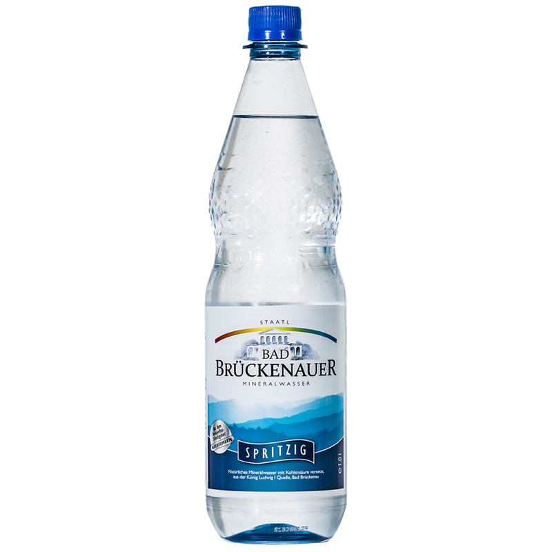 Staatl. Mineralbrunnen AG Bad Brückenau Staatl. Bad Brückenauer Mineralwasser spritzig 12 x 1,0l PET - Produktbild