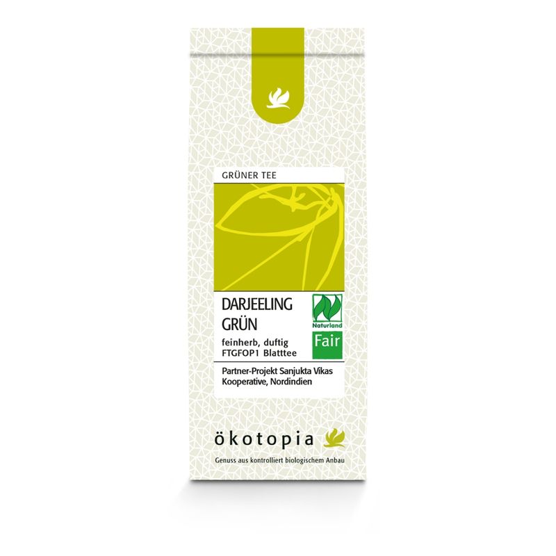 Ökotopia  Darjeeling Grün kbA 75g Fair Trade - Produktbild
