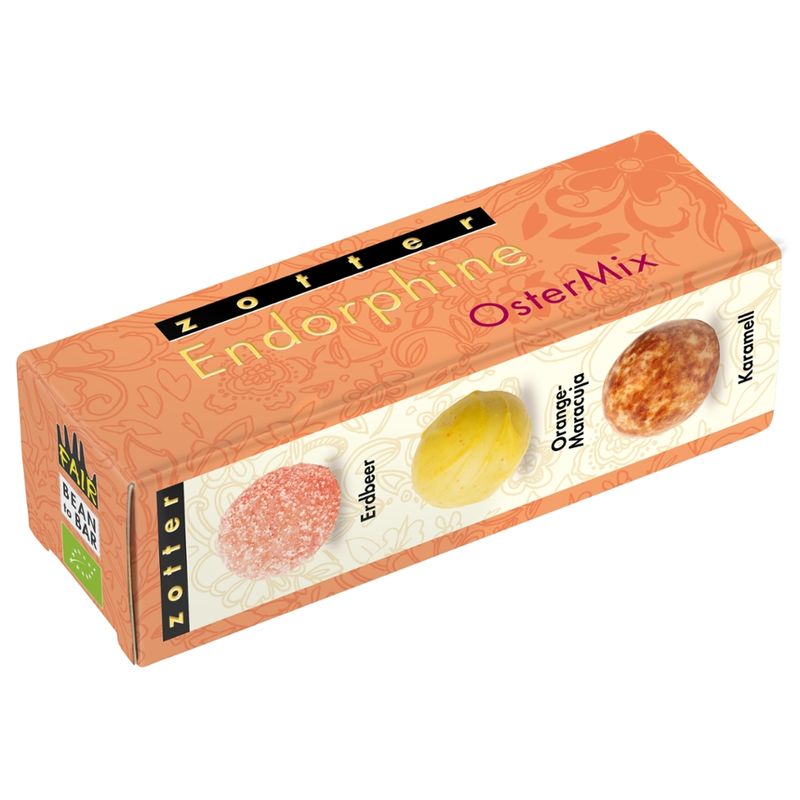 Zotter Schokolade Endorphine Ostermix (3 Kugeln) - Produktbild