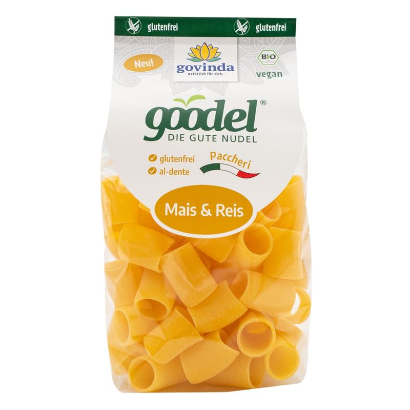 Govinda goodel DIE GUTE NUDEL Paccheri Mais & Reis - Produktbild
