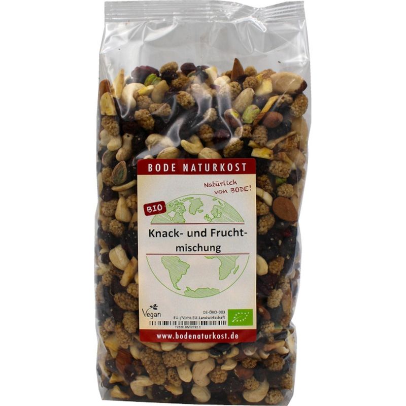 Bode Naturkost Knack- und Fruchtmischung bio 1kg - Produktbild