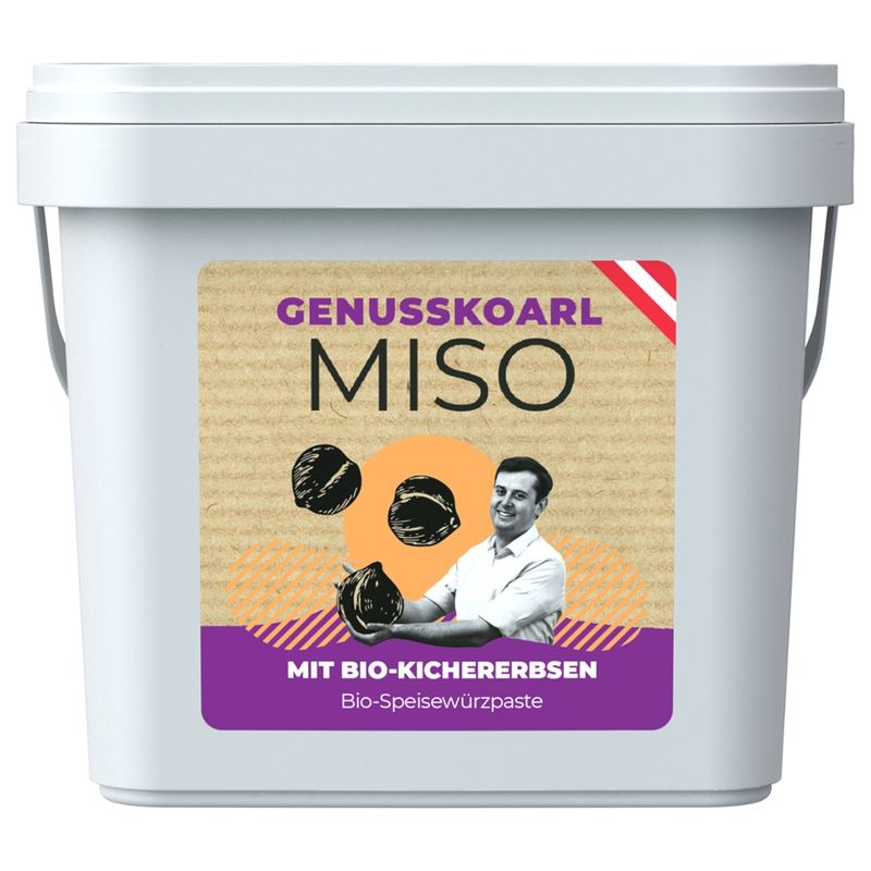 Genusskoarl Miso aus Bio Kichererbsen - Gastrogebinde 1kg Eimer - Produktbild