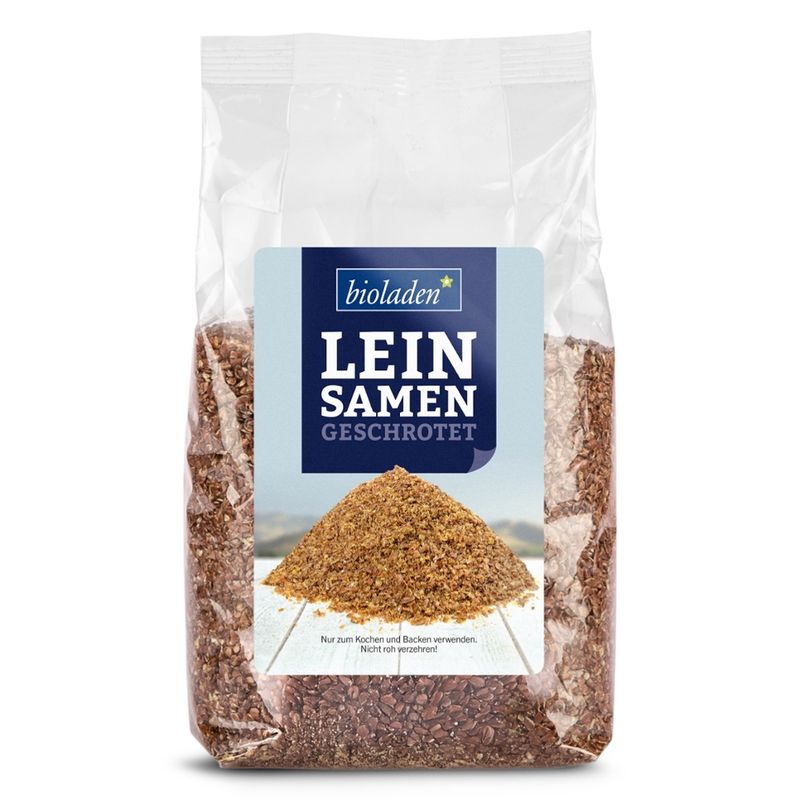 bioladen Leinsamen geschrotet, im Beutel - Produktbild