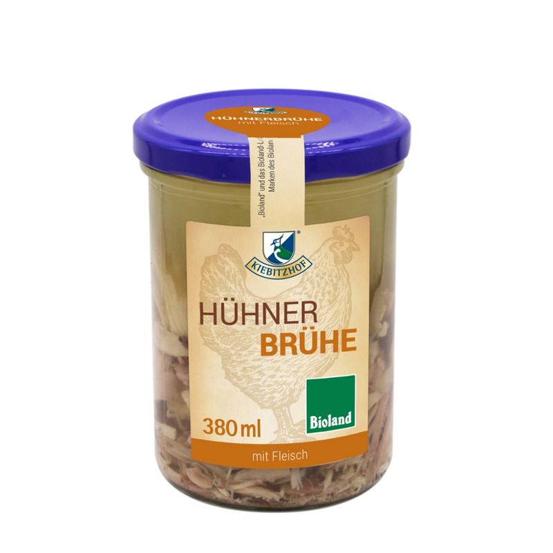 Kiebitzhof Hühnerbrühe mit Fleisch - Produktbild
