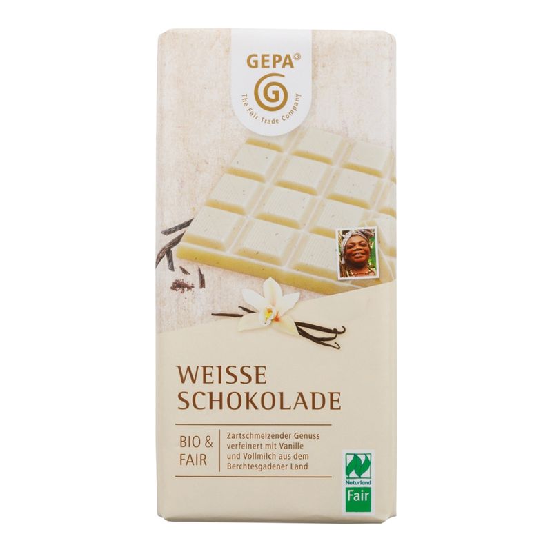 GEPA - The Fair Trade Company Bio Weisse Schokolade - Produktbild