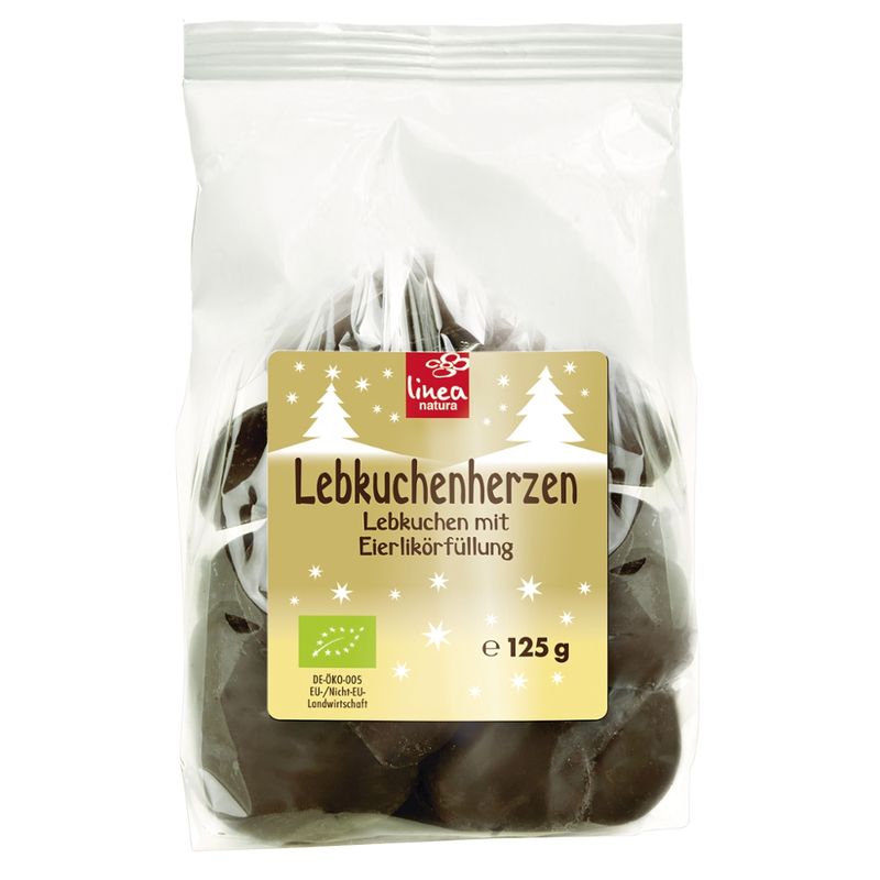 Linea Natura Lebkuchenherzen gefüllt (Eierlikör) - Produktbild