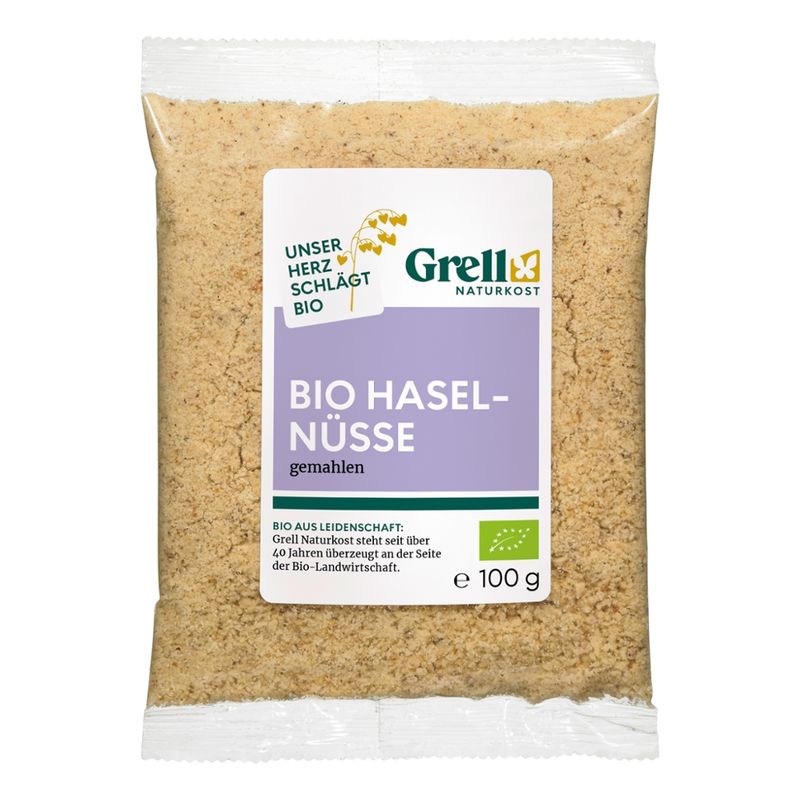 Grell Naturkost Haselnusskerne, gemahlen - Produktbild