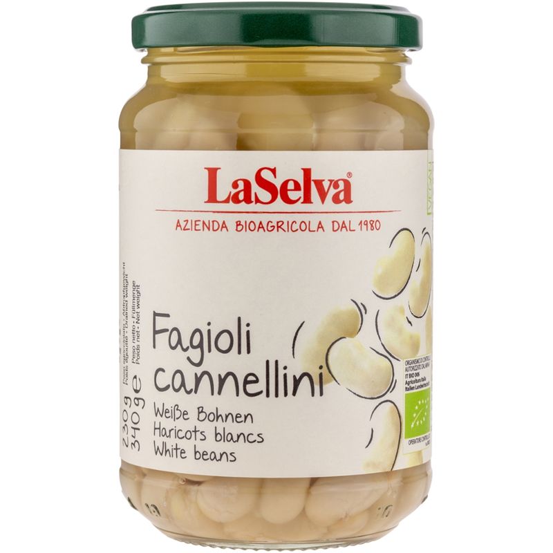 LaSelva Weiße Bohnen gekocht - Produktbild