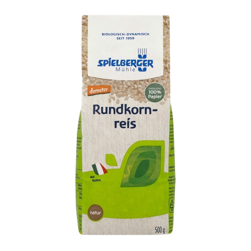Spielberger Mühle Rundkornreis, natur, demeter - Produktbild