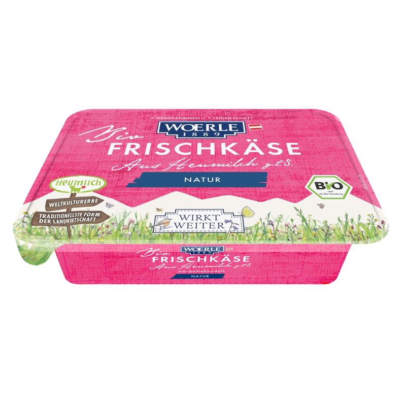 Woerle Bio Frischkäse Natur 160g - Produktbild