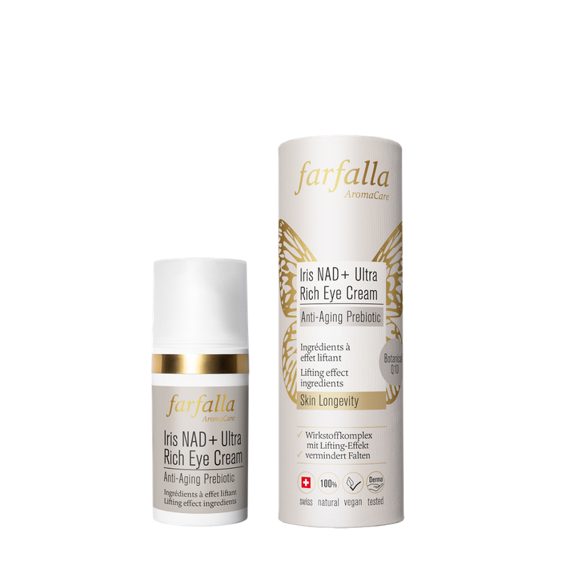 farfalla Iris NAD+ Ultra Rich Eye Cream, Anti-Aging Prebiotic, 15ml - Produktbild