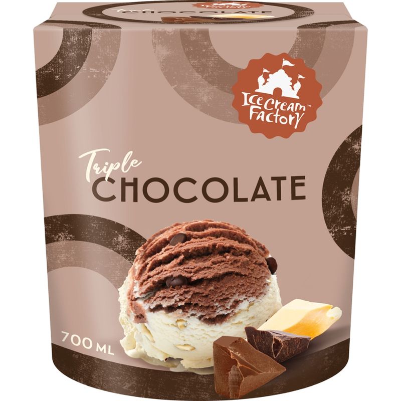 Ice Cream Factory Tripple chocolate ice cream - Produktbild