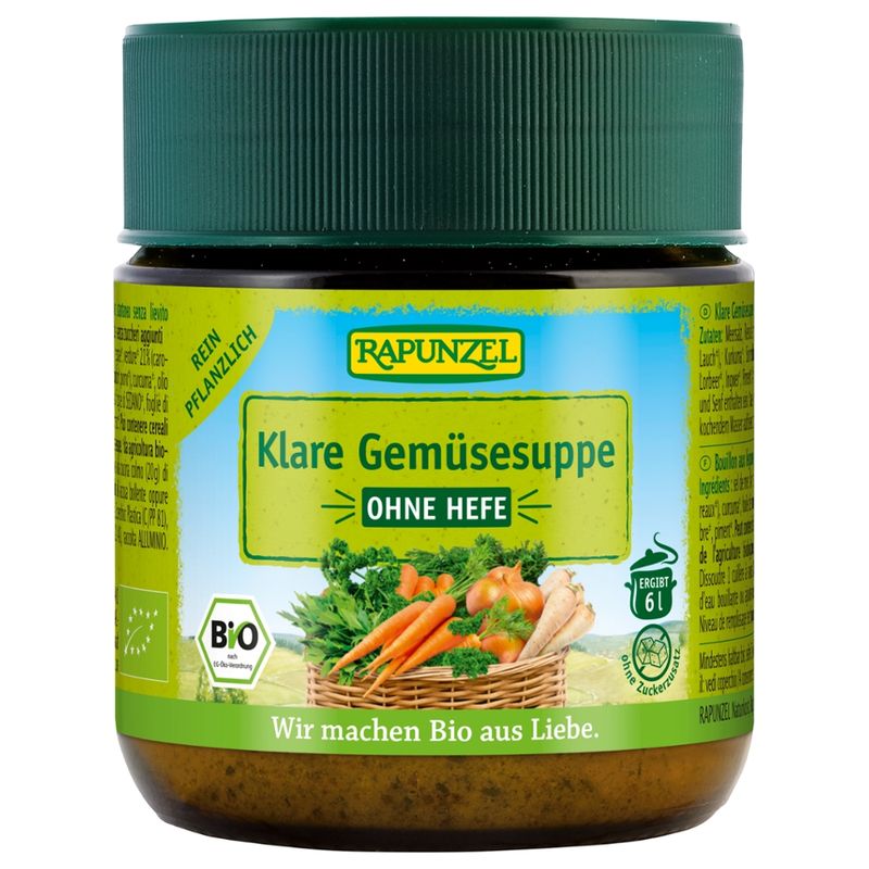 Rapunzel Klare Gemüsesuppe, ohne Hefe - Produktbild