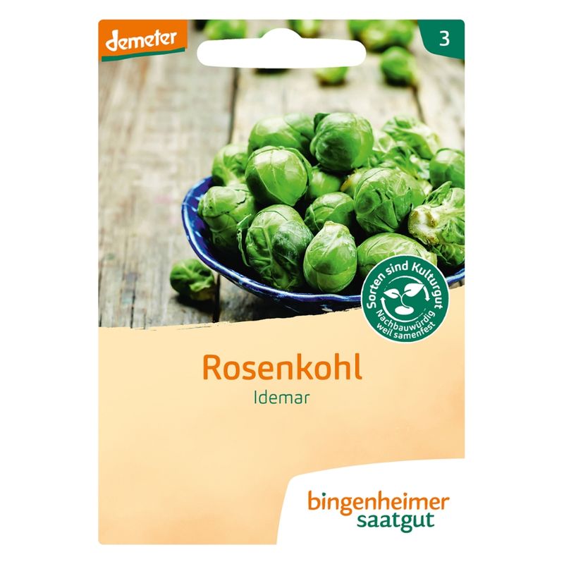 Bingenheimer Saatgut Idemar - Rosenkohl (Saatgut) - Produktbild