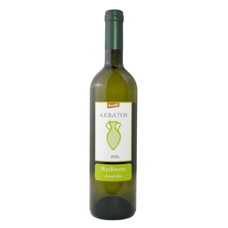 Papakonstantinou Weingut Demeter-Weißwein Assyrtiko Papakonstantinou - Produktbild