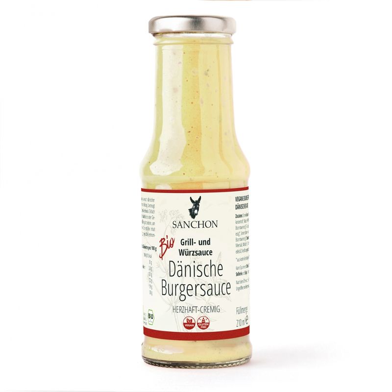 Sanchon WS Grill- und Würzsauce Dänische Burgersauce, 210 ml, SANCHON, bio - Produktbild