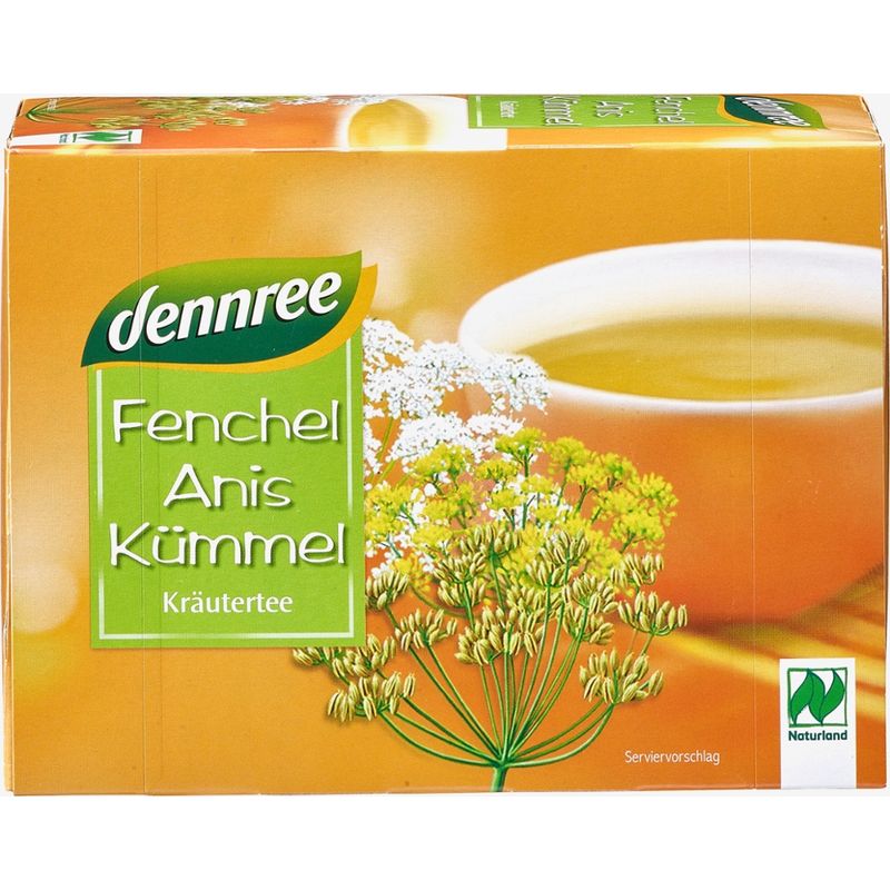 dennree Fenchel-Anis-Kümmel-Tee - Produktbild