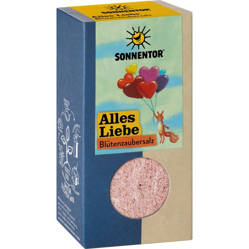 Sonnentor Alles Liebe Blütenzaubersalz, Packung - Produktbild