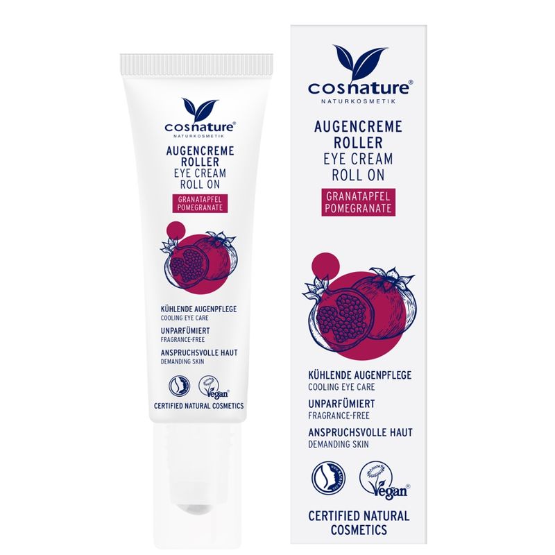 Cosnature  Augencreme Roller Granatapfel 15ml - Produktbild