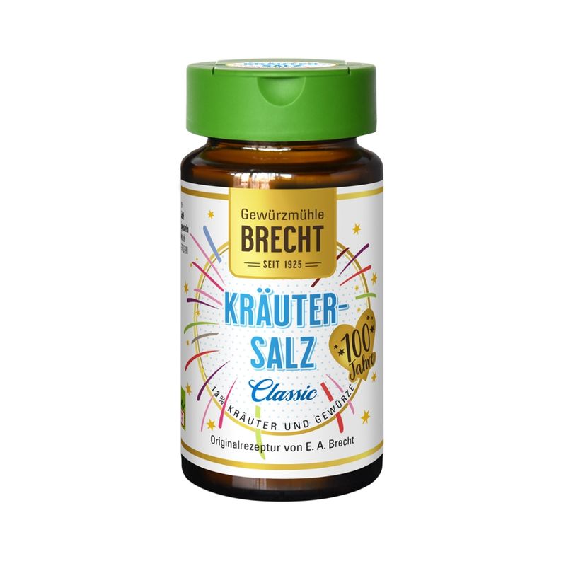 Gewürzmühle Brecht Kräutersalz ´classic´ Jubiläumsedition - Glas - Produktbild